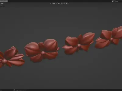 ORNAMENT flower 3D model purchase