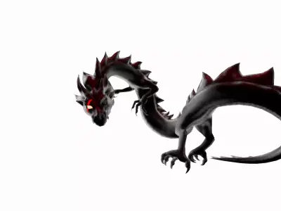 The Scarred Dragon 3D model