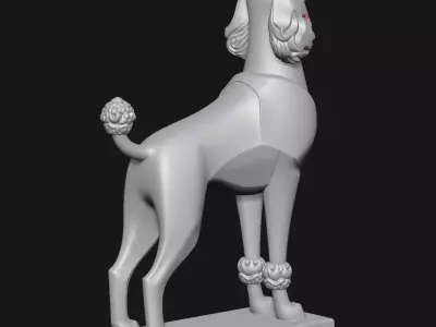 Poodle 3D print model