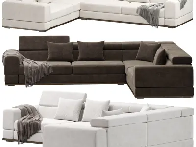 Met Corner Sofa by lazzoni 3D model
