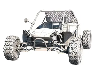 Bagi offroad car 3D model