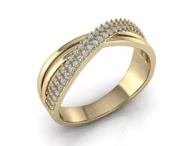 Diamond Jewelry Ring  3D print model
