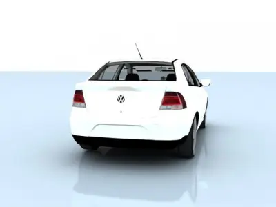 Volkswagen Voyage 2012 3D model