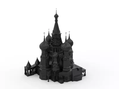 Saint Basil Cathedral - Moscow 3D print model