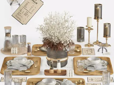 tableware set16 3D model