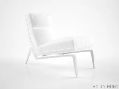 Holly Hunt Flea Lounge Chair 3D model