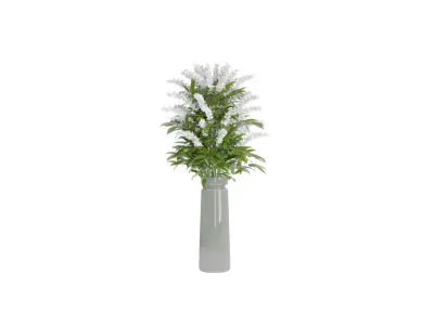 Spring Flower Vase 3D model