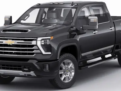 Pick-up Truck Silverado 2500 HD 2024 High Country 3D model