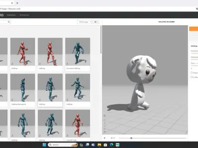 Sheep low poly animated v001 3d model Low-poly 3D model