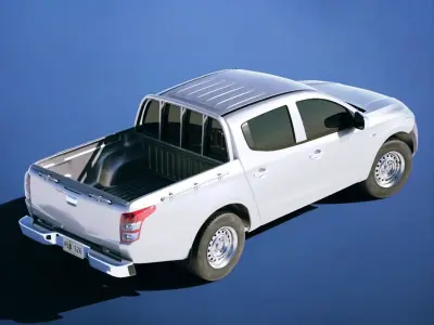 Dodge Ram 1200 2017 Low-poly 3D model