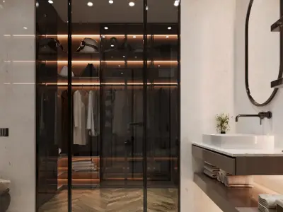 Luxury Bathroom 01 3D model