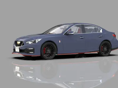 Nissan Skyline Nismo RV37 2023 HQ interior 3D model