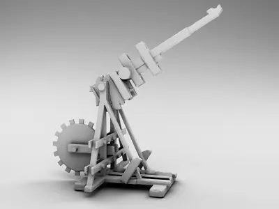 Medieval collection wheeled vehicle 3D print model