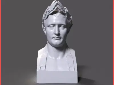 Napoleon Bust 3D print model