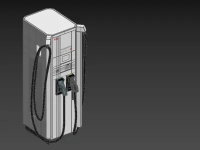 ABB Terra 184 CC DC Fast Charging Station 3D model
