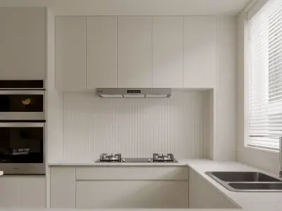 Modern living room dining room interior scenes 500 3D model