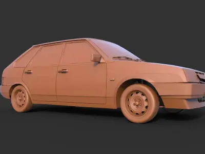 Vaz 2109 3D print model