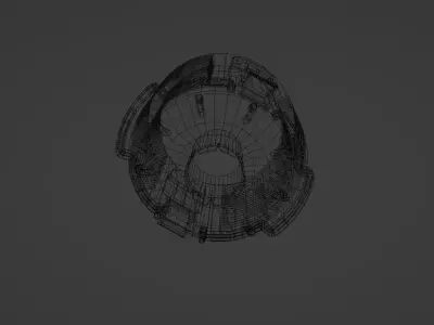 Engine light bulb Free 3D model