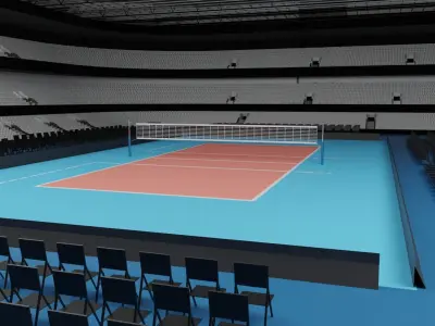 Volleyball Stadium 3D model