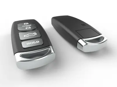 Car key Model 11 Low-poly 3D model