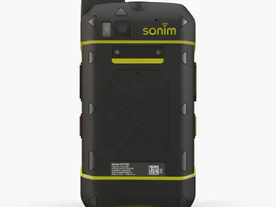 Sonim XP7 rugged and proof smartphone Low-poly 3D model