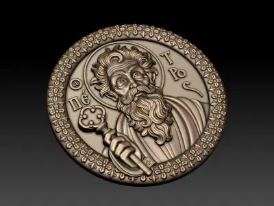 Saint Peter the Apostle 2 3D print model