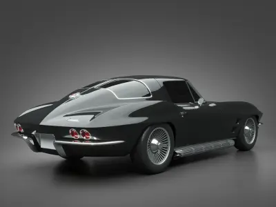 1963 Chevrolet Corvette 3D model
