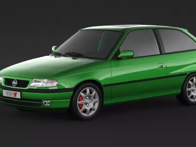 Opel Astra GSI 3D model