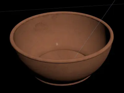 Clay Bowl Free 3D model