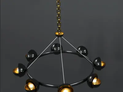 Chandelier 001 3D model