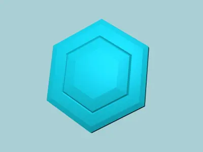 Hexagonal Wall Panel A01 - Interior Design Decoration 3D print model