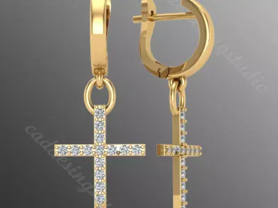 Earrings od101 3D print model