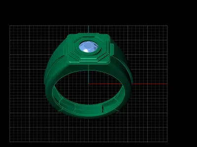 Print Ready STL 3DM  Gents Rings Diamond Men Ring  3D print model 221