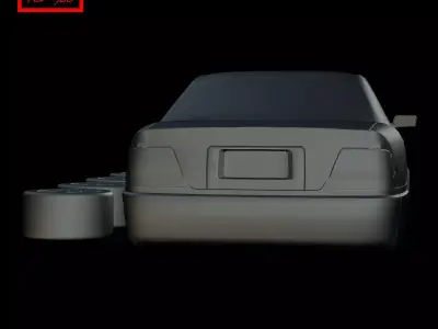 Toyota Chaser Tourer V 1996-2001 3D print model