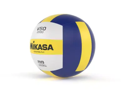 Volleyball Ball 3D model 5