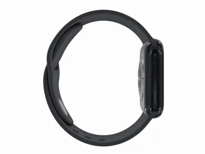 Apple Watch 8 Series - Graphite with Sport Band 3ds Max 3D model