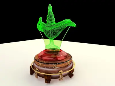 Chinese illusion lamp 3D model