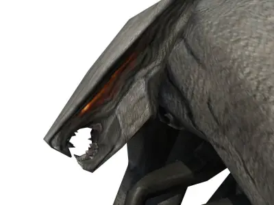 Female Muto Rig Low-poly 3D model