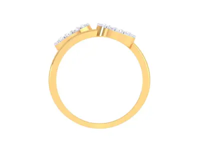 Diamond Ring 3D print model 4