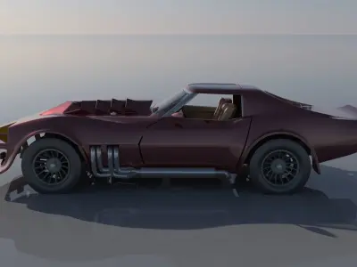 Chevrolet Corvette Summer 3D print model