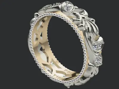 DREAMY RING 3D print model