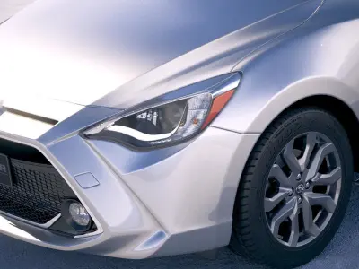 Toyota Yaris sedan 2019 3D model