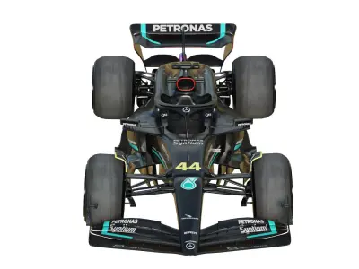 F1 Mercedes W14 2023 3D model