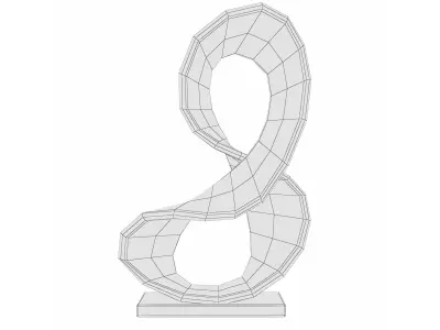 Abstract sculpture AS-002 3D model