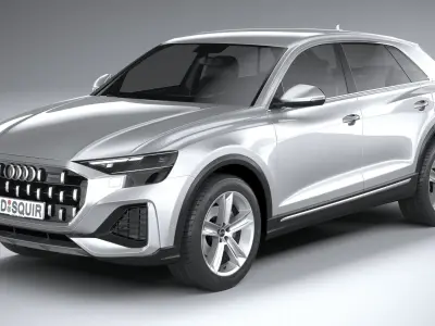 Audi Q8 basic 2024 3D model