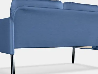 GLOSTAD 2-seater sofa Low-poly 3D model