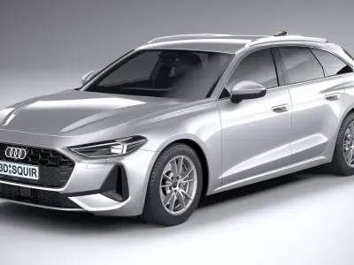 Audi A5 Avant regular 2025 3D model