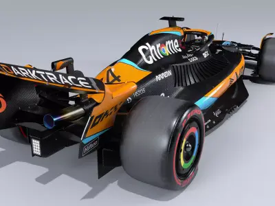 McLaren F1 Car MCL60 3D model