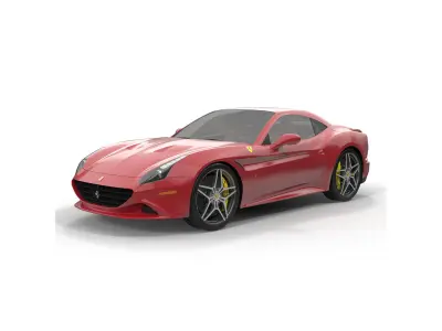 Ferrari California T 2015 Rigged 3D model