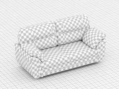 Sofa luxury 3D model purchase